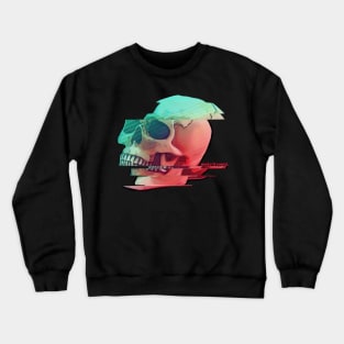 Make It Count - Glitch Skull Crewneck Sweatshirt